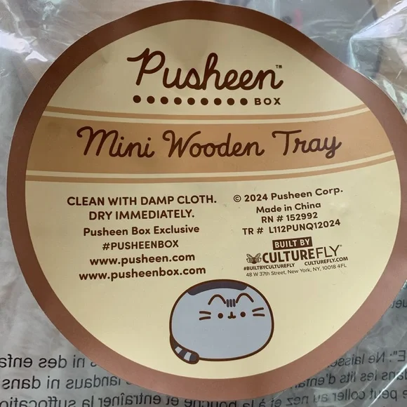 Pusheen Mini Wooden Tray - Picture 5 of 6